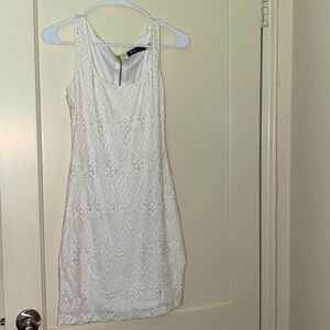 Guess white lace dress size: 2